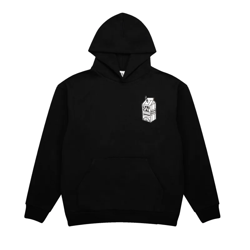 WHITE CARTON HOODIE BLACK sold by Lyrical Lemonade