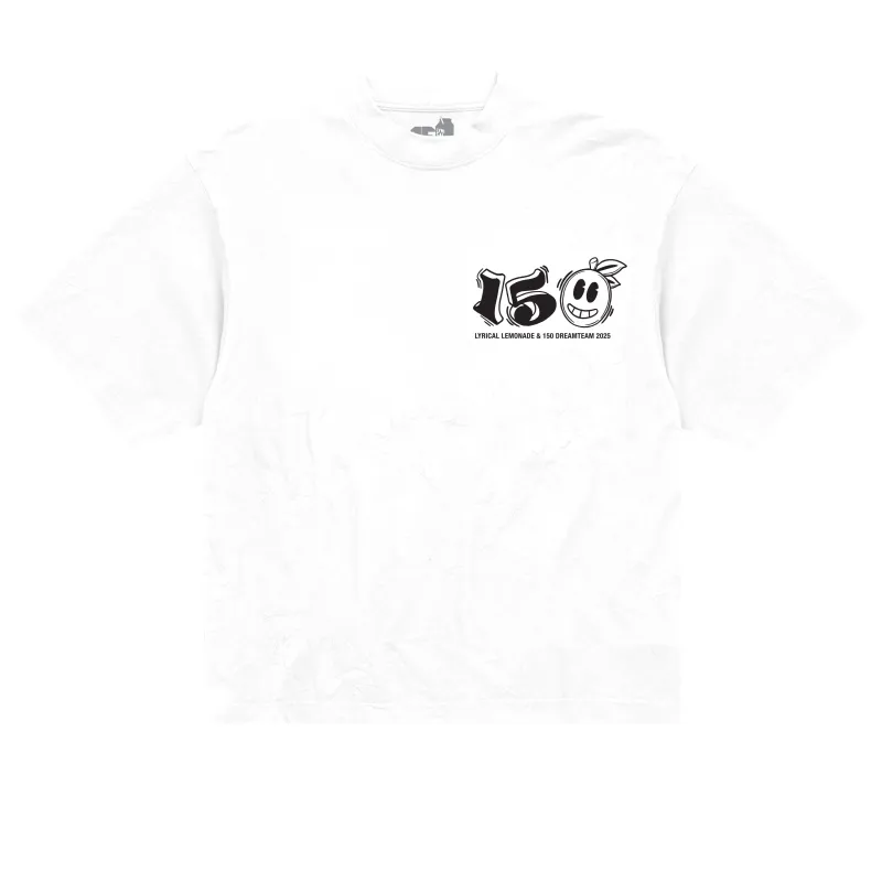 LL x 150 DREAMTEAM JUGGLE T-SHIRT (White) sold by Lyrical Lemonade