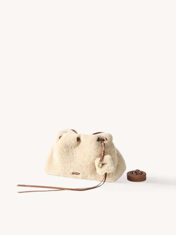 Shearling Gather Clutch Set sold by Songmont