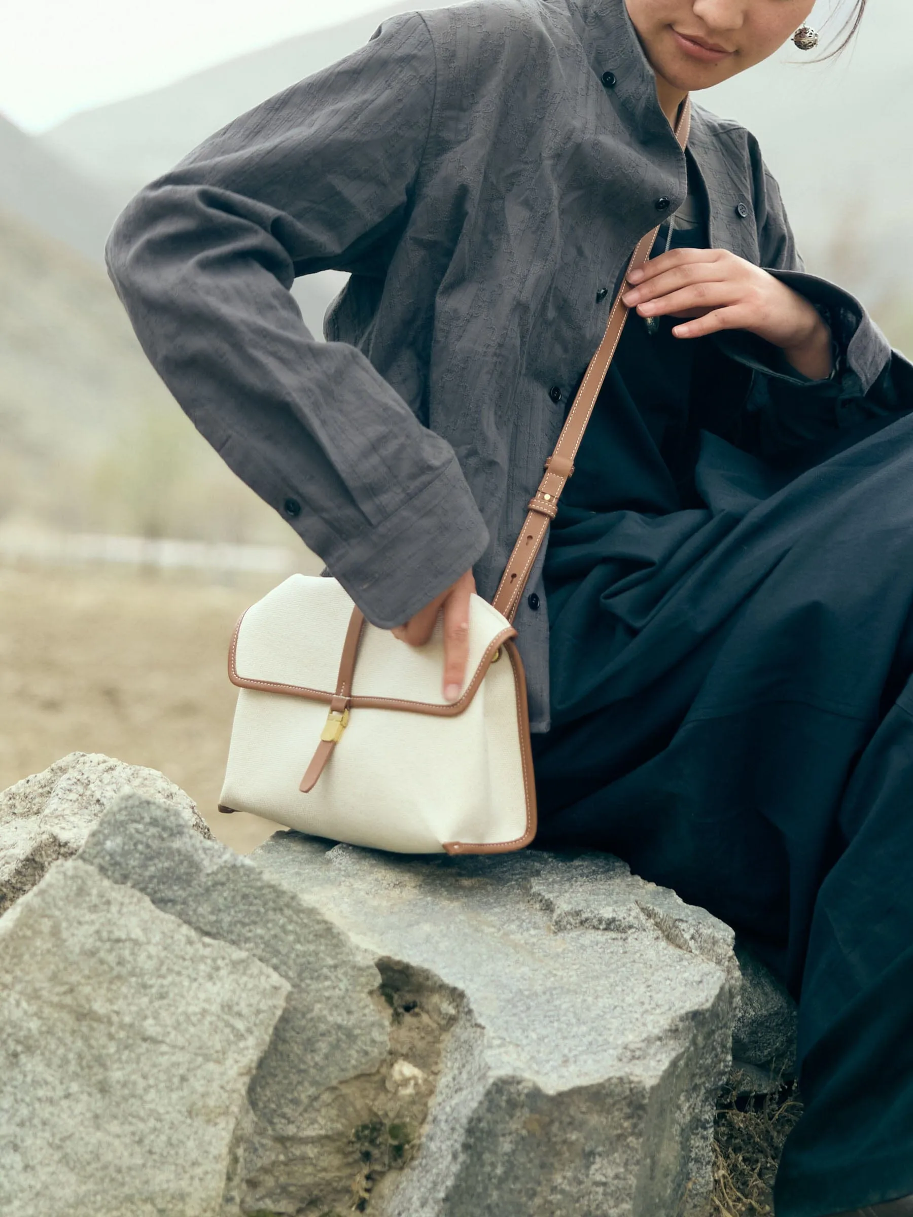 Small Shan Satchel Bag sold by Songmont product image thumbnail 3