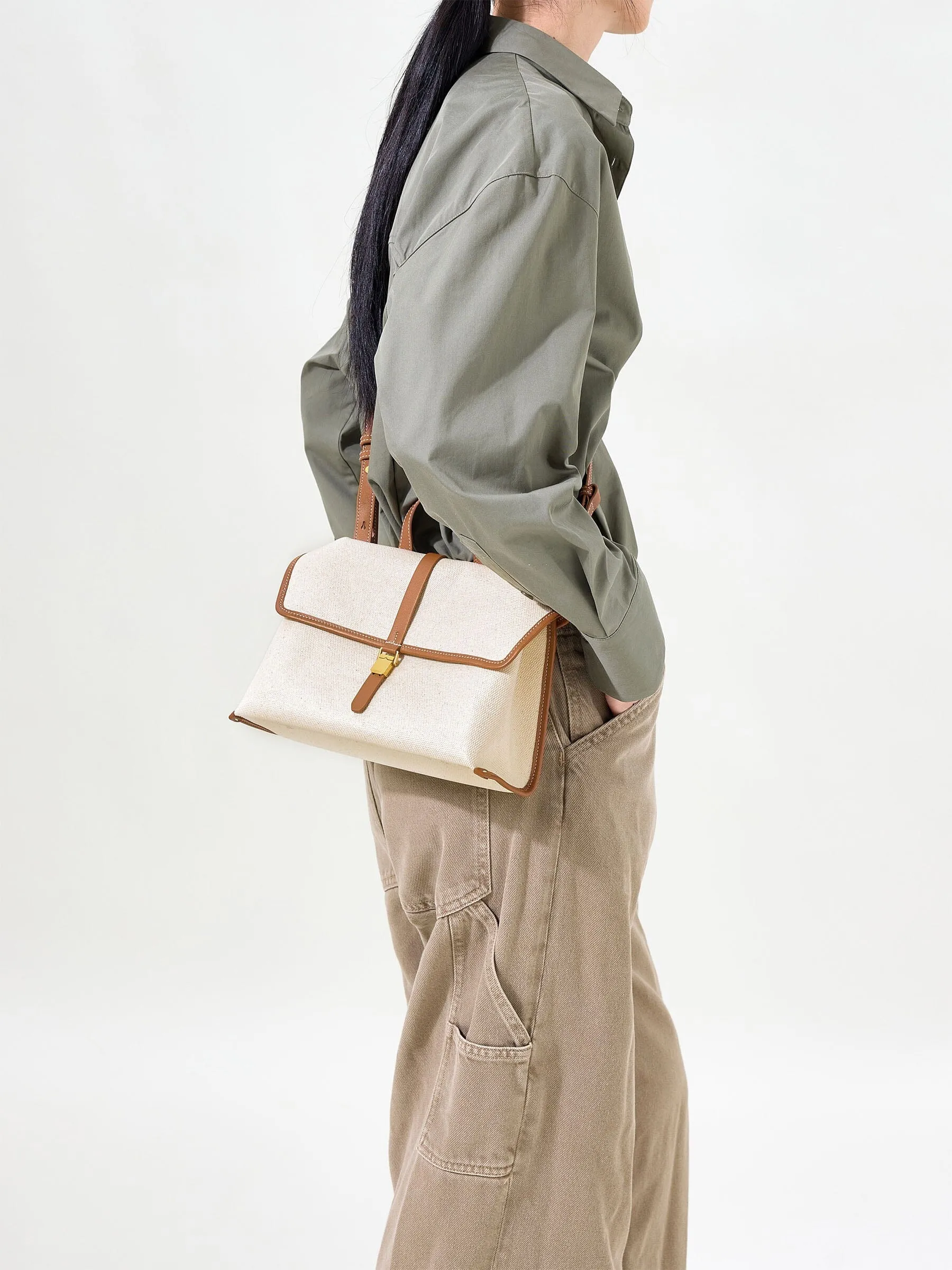 Small Shan Satchel Bag sold by Songmont product image thumbnail 5
