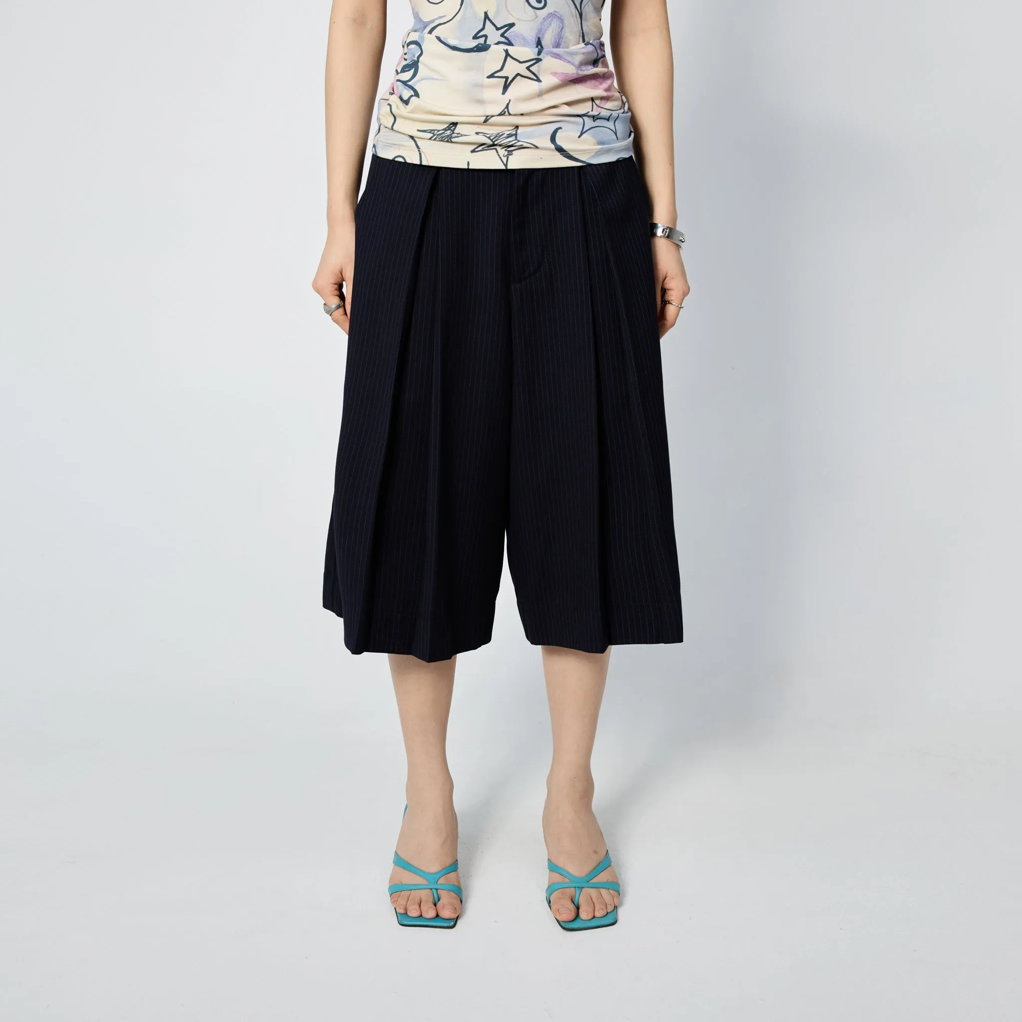 Tailored Culotte in Midnight sold by Arthur Apparel product image thumbnail 2