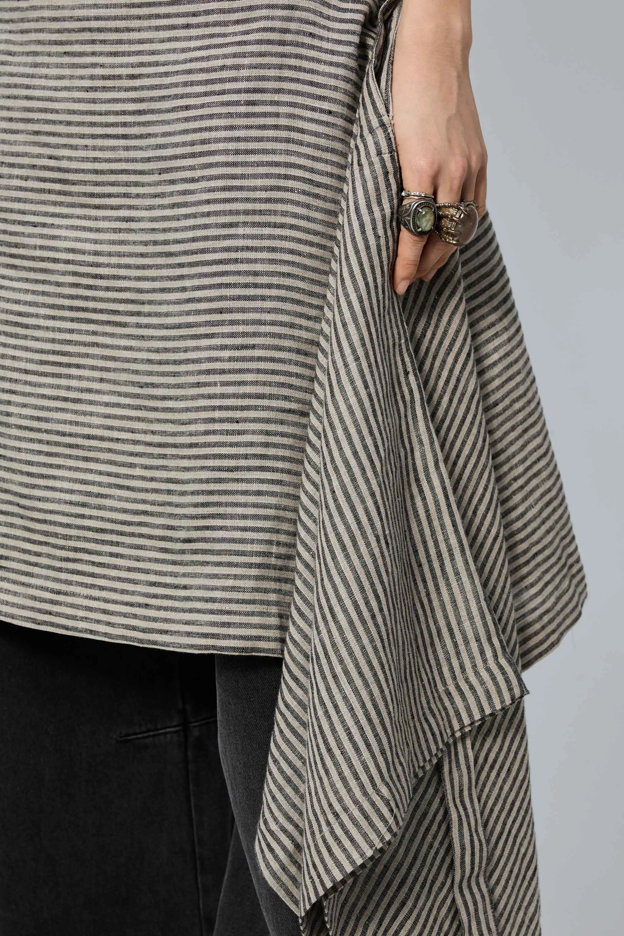 Origami Skirt in Earth Stripe sold by Arthur Apparel product image thumbnail 5