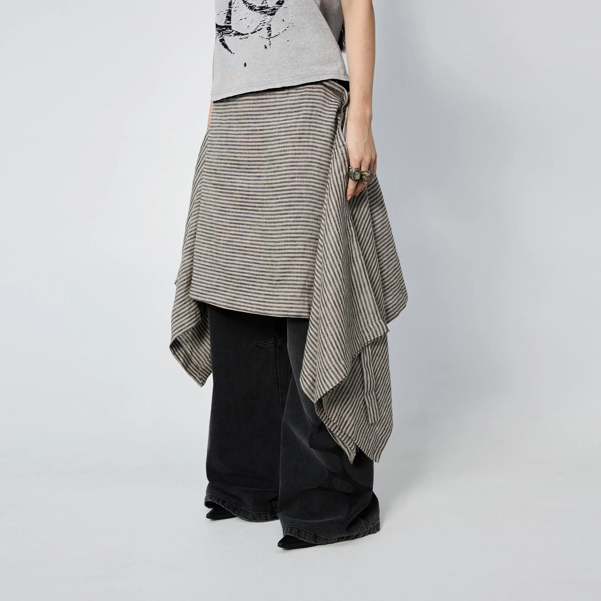 Origami Skirt in Earth Stripe sold by Arthur Apparel product image thumbnail 3
