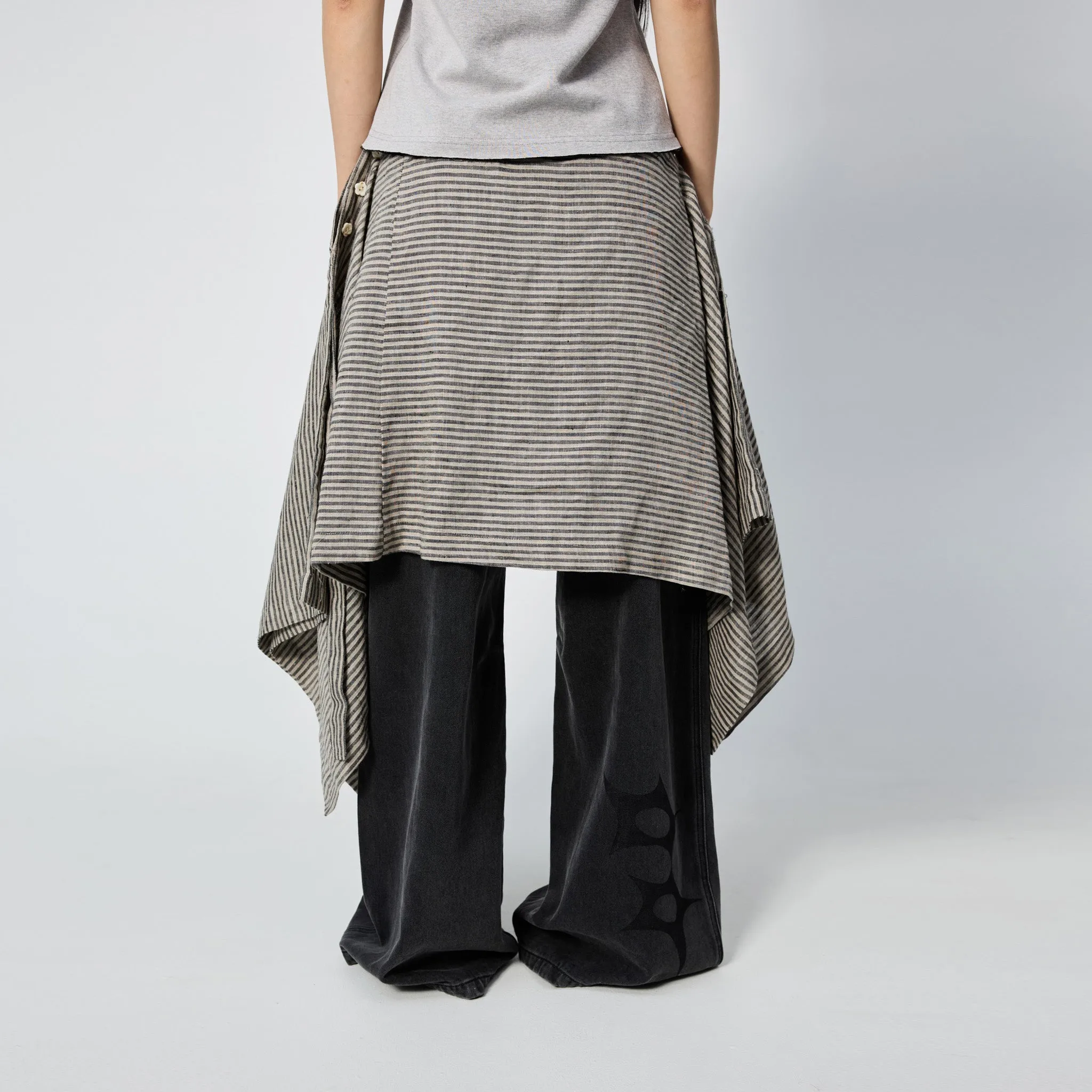 Origami Skirt in Earth Stripe sold by Arthur Apparel product image thumbnail 4