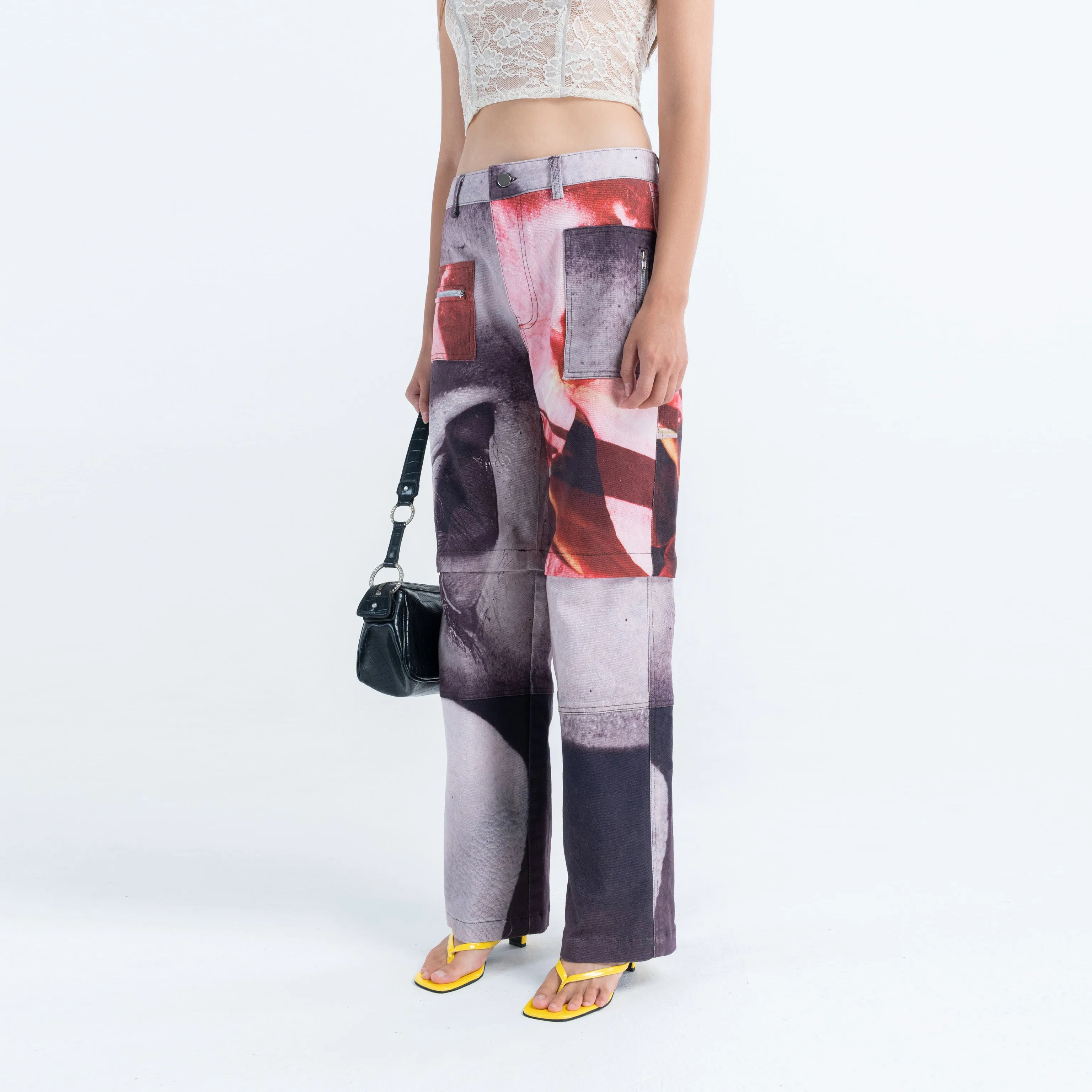 Duo Zip Pant in Mix Print sold by Arthur Apparel product image thumbnail 3