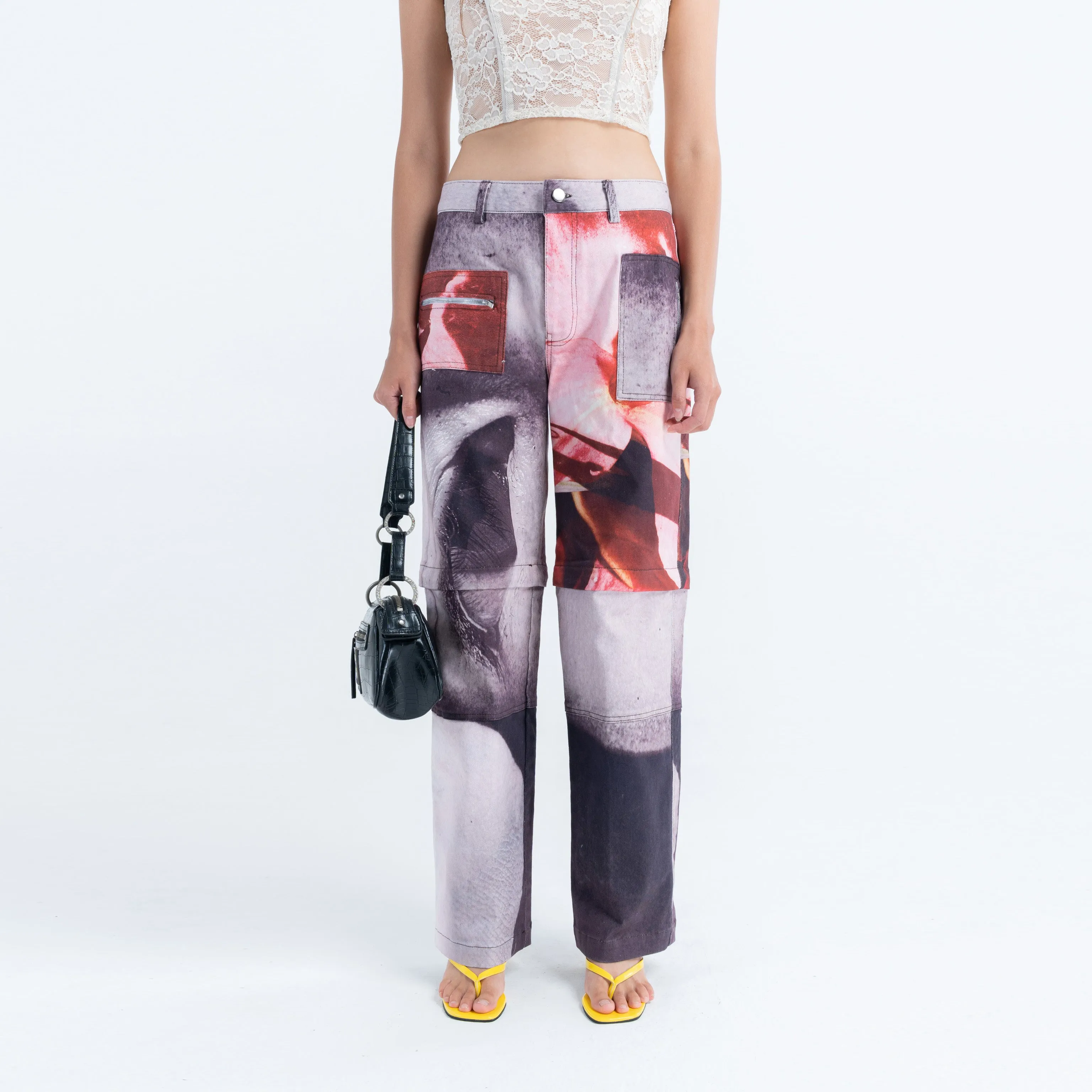 Duo Zip Pant in Mix Print sold by Arthur Apparel product image thumbnail 2