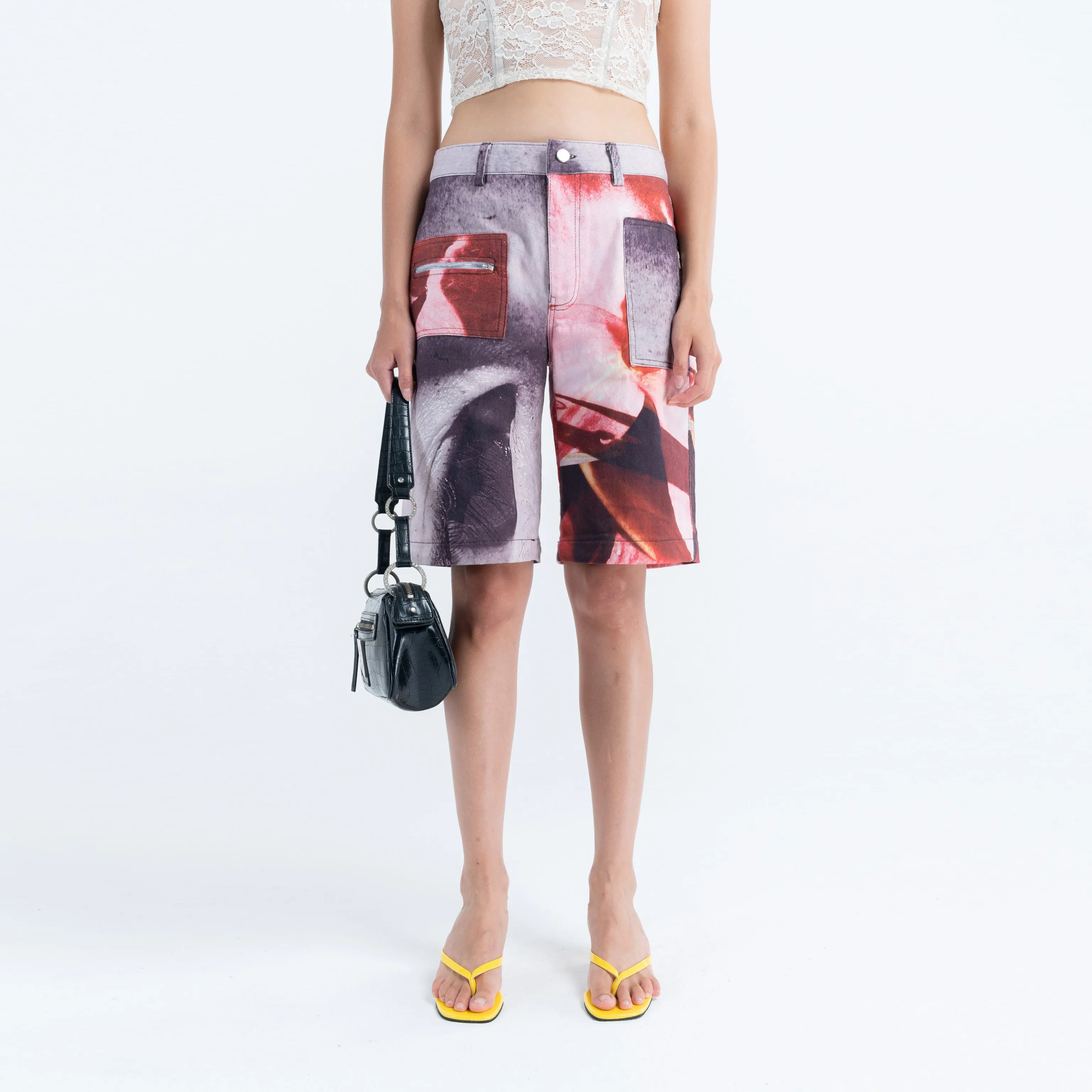 Duo Zip Pant in Mix Print sold by Arthur Apparel product image thumbnail 5