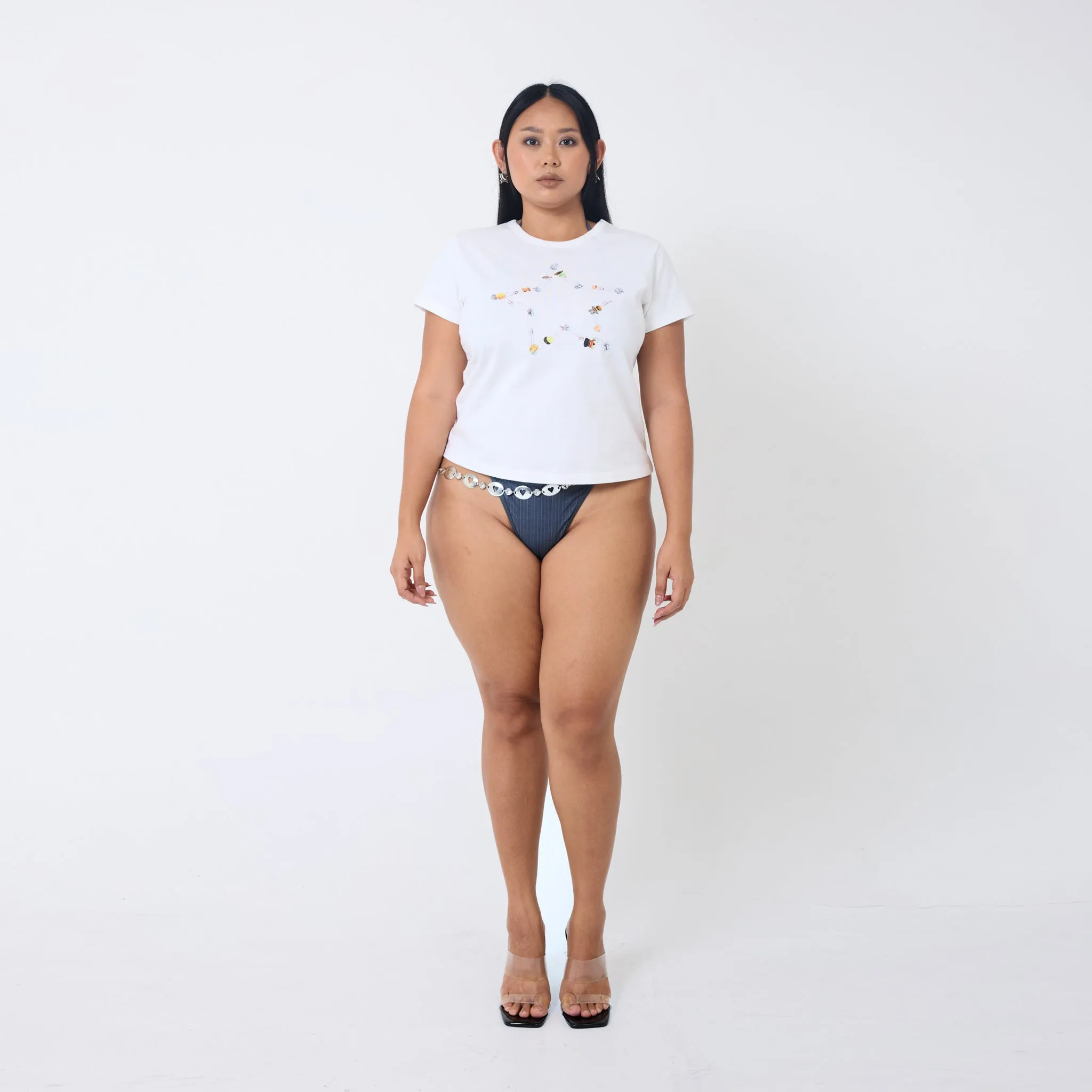 Standard T-shirt in White Star sold by Arthur Apparel product image thumbnail 2