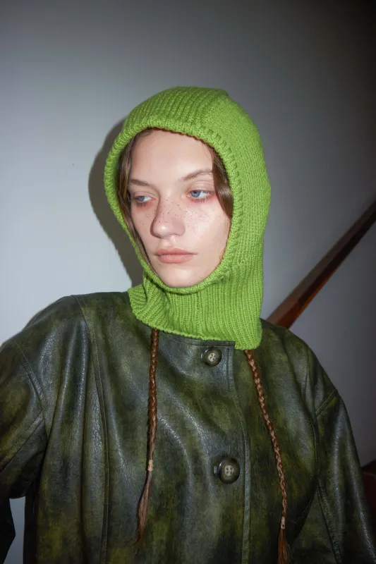 Block Balaclava in Mineral made by Arthur Apparel