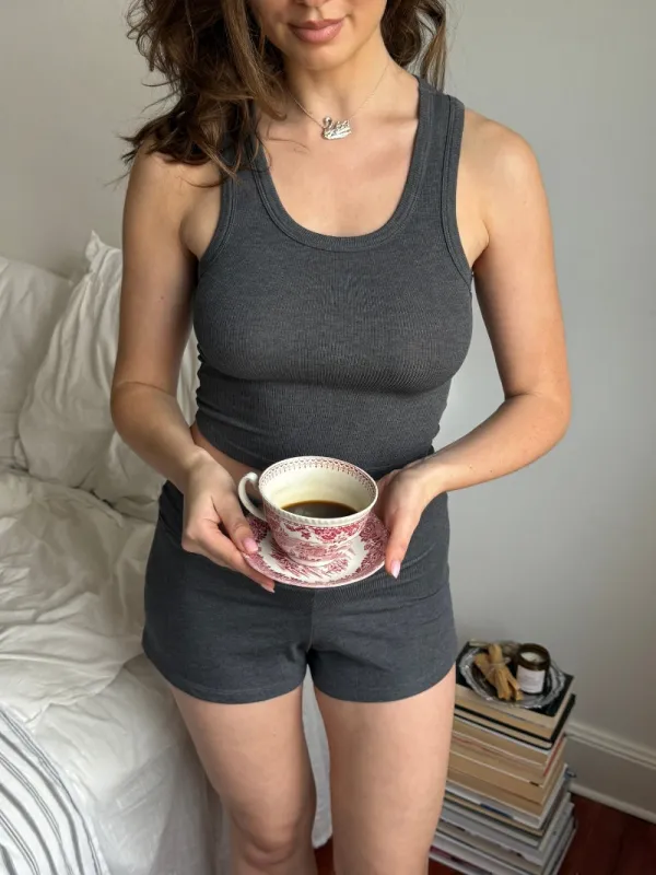 Tank Top Pure Comfort, Night Grey made by JOYINME