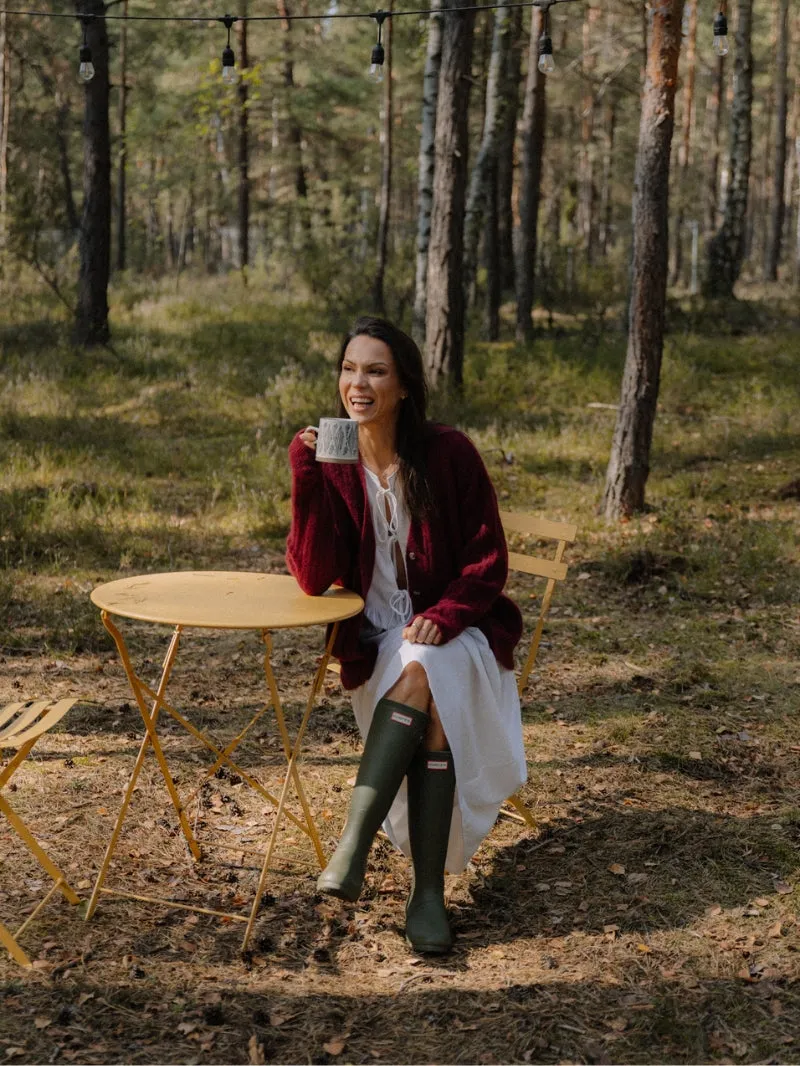 Ultra miękki sweter Yasumi z wełną jagnięcą, Merlot sold by JOYINME product image thumbnail 3