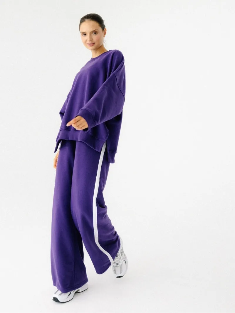 Bluza oversize Kind, Midnight Plum sold by JOYINME product image thumbnail 4