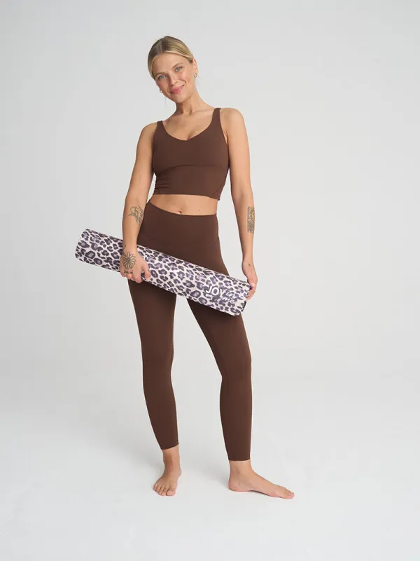 Top do jogi Grace, Chocolate Brown sold by JOYINME