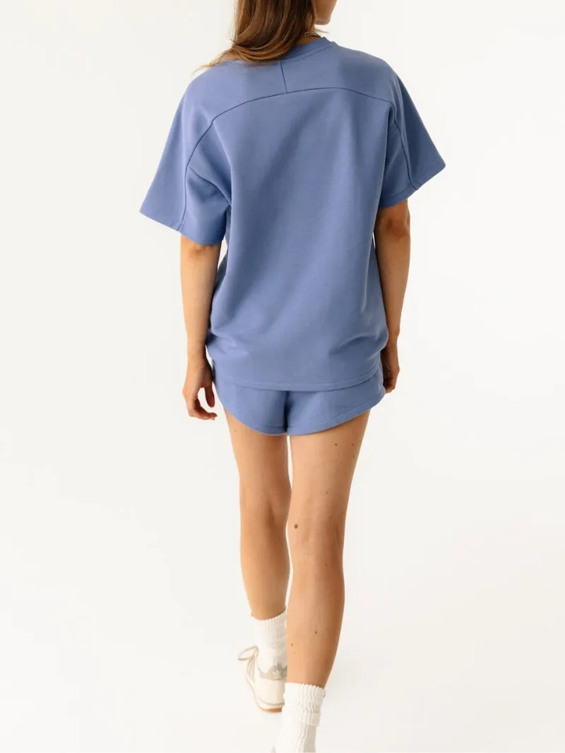 Bluza z krótkim rękawem Coast, Timeless Blue sold by JOYINME product image thumbnail 4