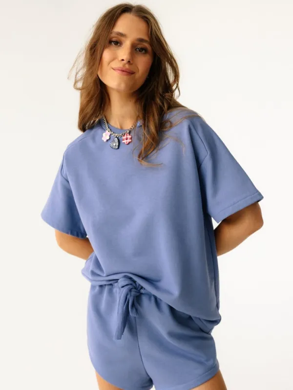 Bluza z krótkim rękawem Coast, Timeless Blue made by JOYINME