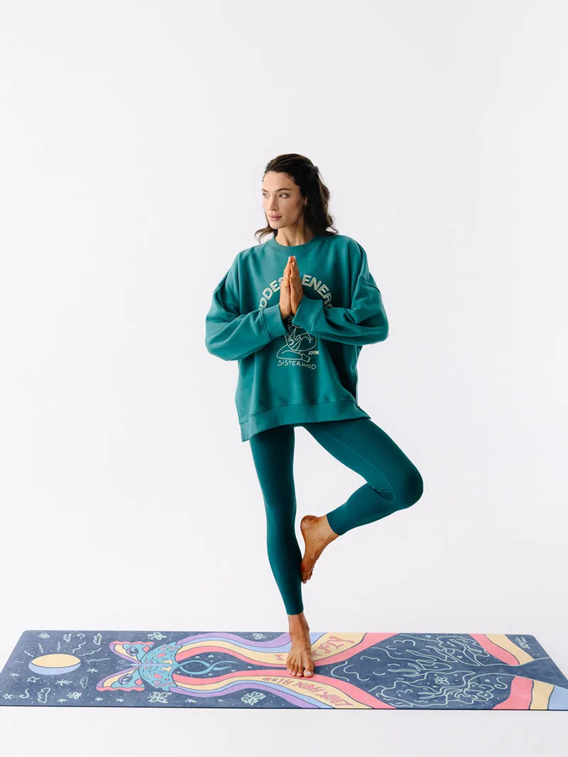 Mata do jogi FLOW Coated 3 mm, Butterfly Effect sold by JOYINME