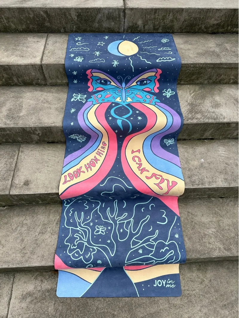 Mata do jogi FLOW Coated 3 mm, Butterfly Effect sold by JOYINME product image thumbnail 2