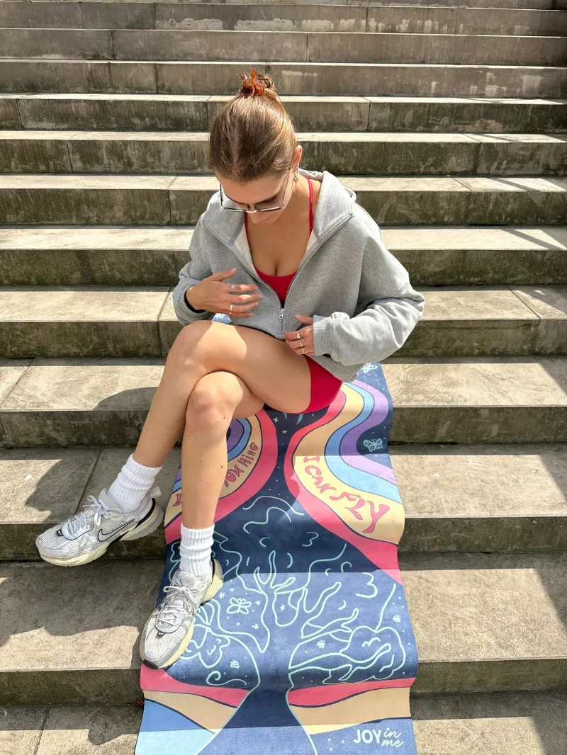 Mata do jogi FLOW Coated 3 mm, Butterfly Effect sold by JOYINME product image thumbnail 5