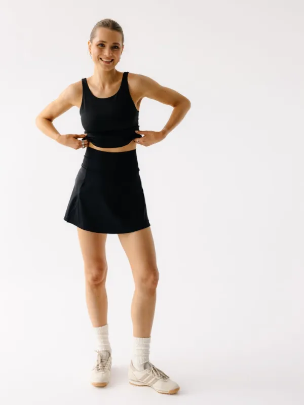 Spódniczka tenisowa, Shape, Black sold by JOYINME