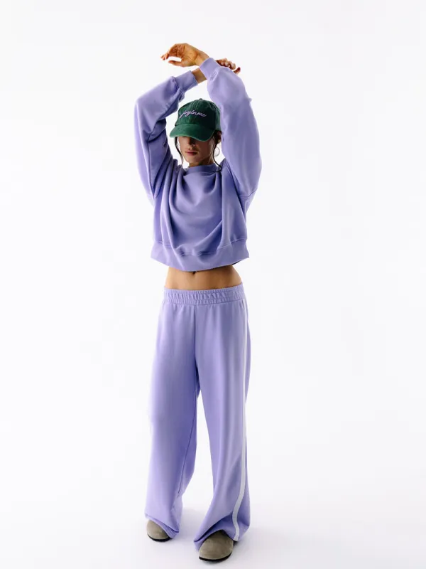 Spodnie z lampasem Comfort, Dreamy Lavender sold by JOYINME