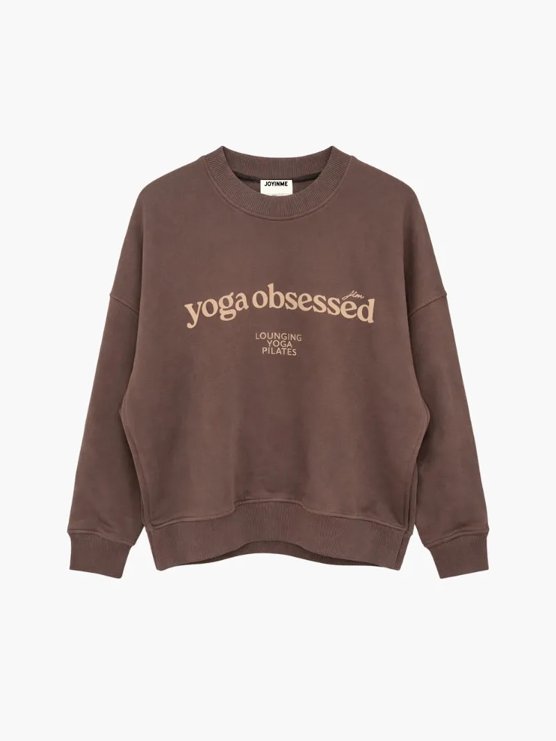 Bluza oversize Kind, Silent Mocha Yoga sold by JOYINME