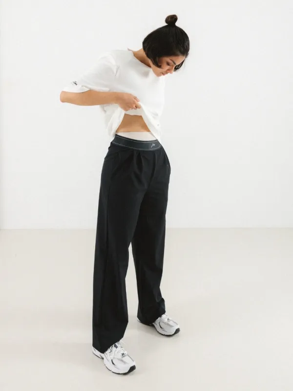 Spodnie Flow Wide, Black made by JOYINME