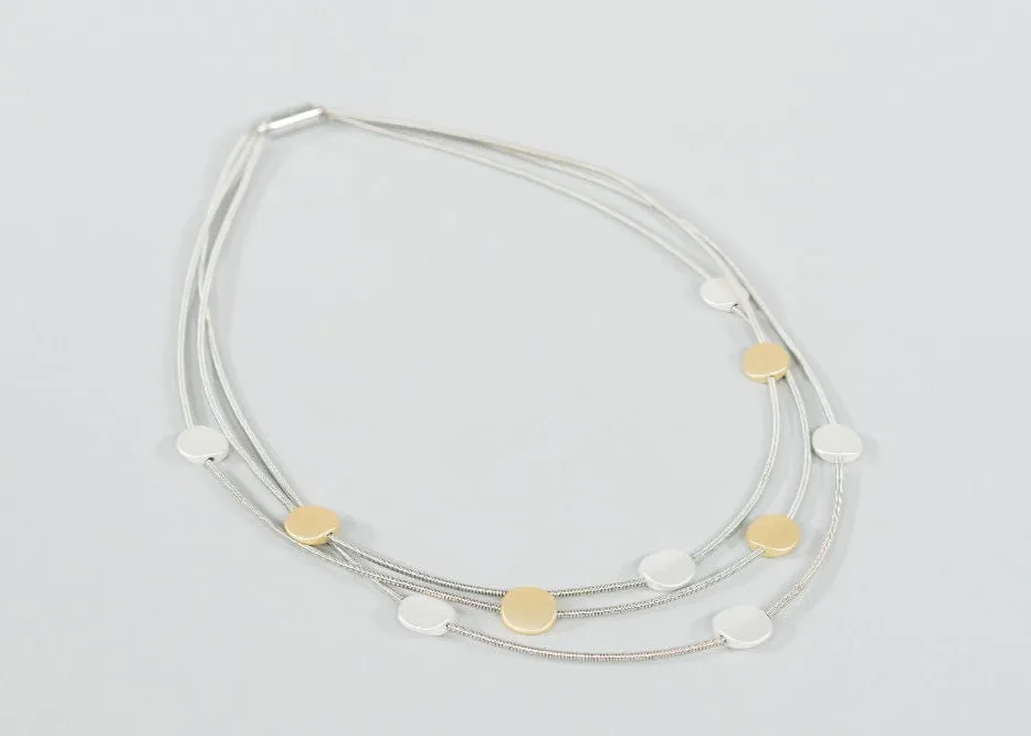 Piano Wire and Discs Necklace sold by Museum of Musical Instruments