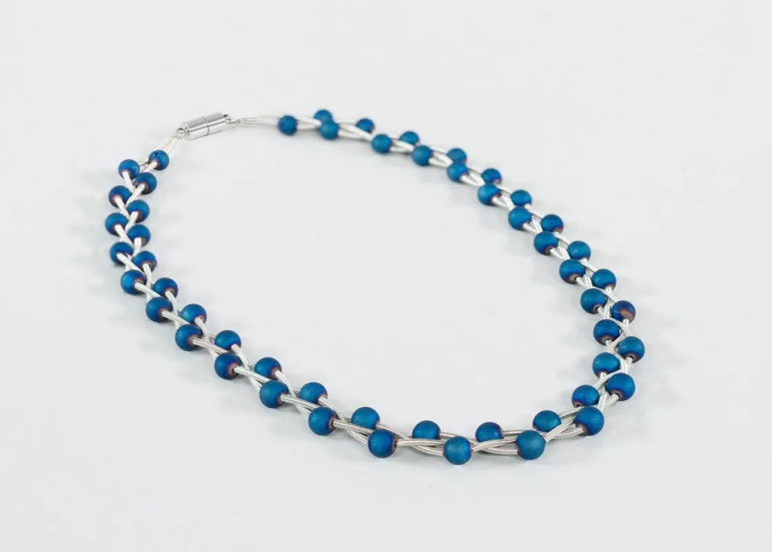 Piano Wire and Geode Necklace sold by Museum of Musical Instruments