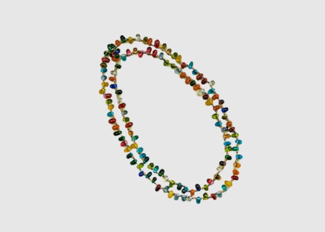 Multi-colored Glass Necklace sold by Museum of Musical Instruments