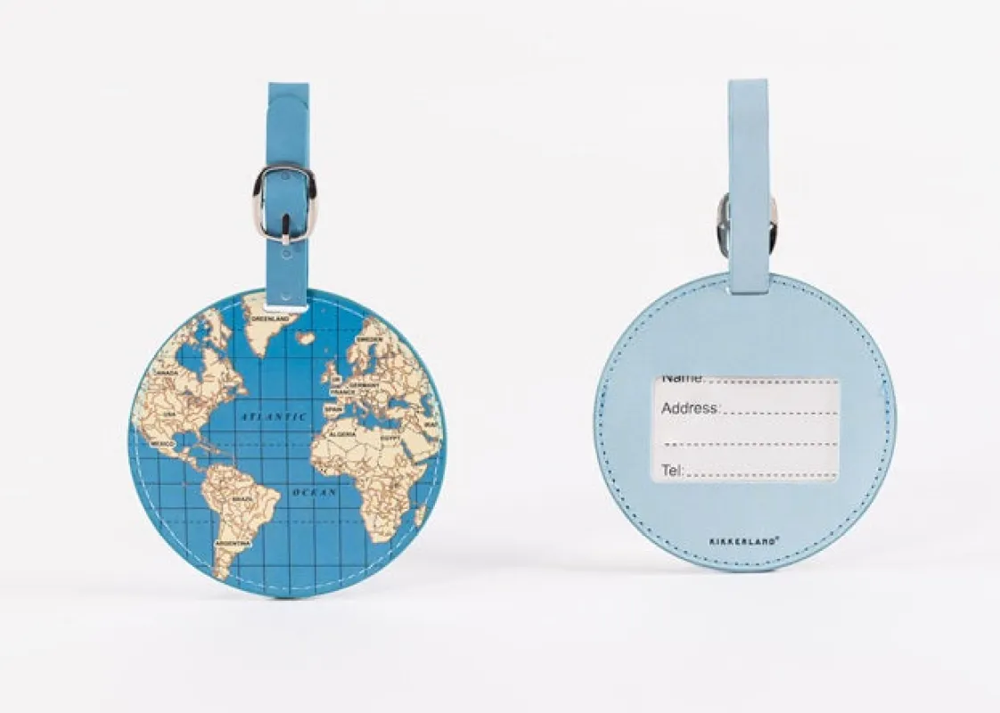 World Traveler Luggage Tags made by Museum of Musical Instruments