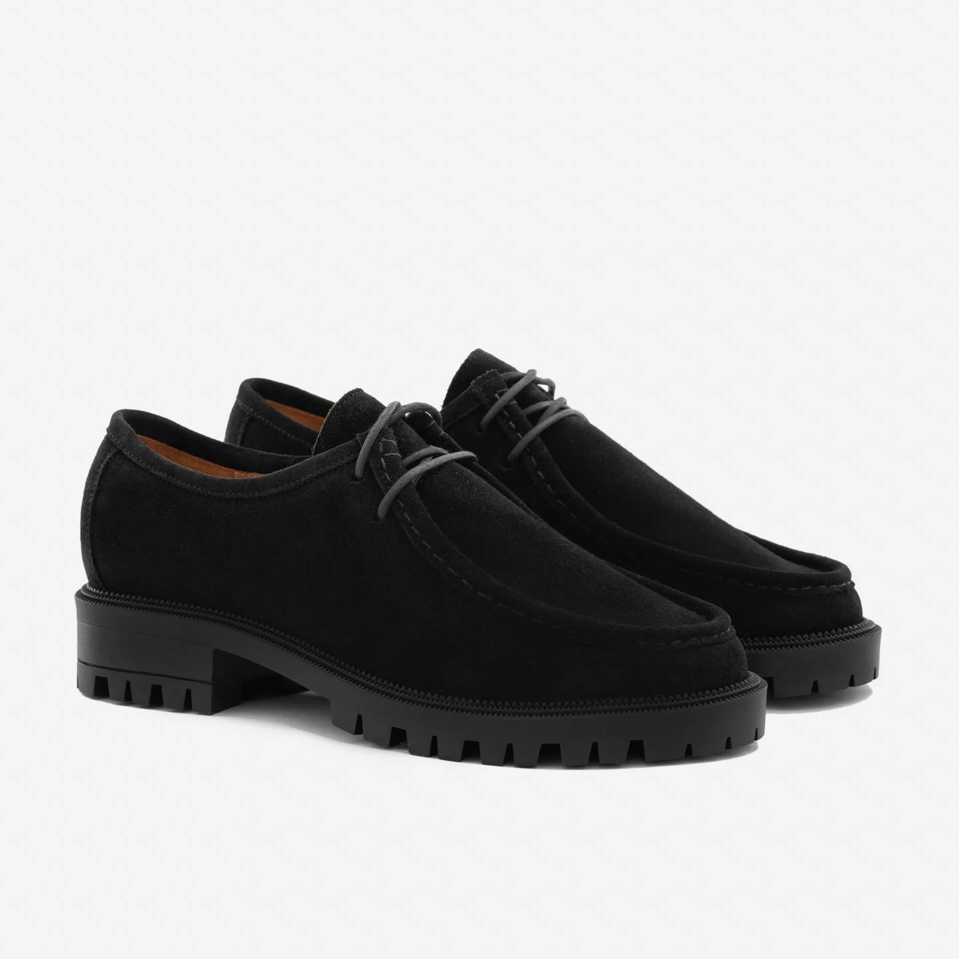 Tessa Derby - Water-Repellent Suede - Women's sold by Beckett Simonon