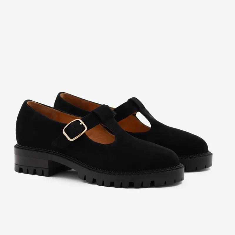 Eloise Mary Jane - Water-Repellent Suede - Women's sold by Beckett Simonon