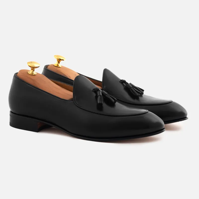 Perry Belgian Loafer - Full Grain Leather - Men's made by Beckett Simonon