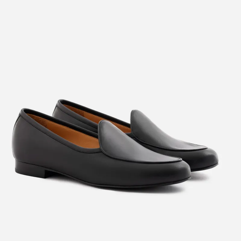 Greta Belgian Loafer - Full Grain Leather - Women's made by Beckett Simonon