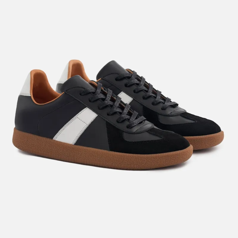 Morgen Trainers - Leather/Suede - Gum Sole - Women's sold by Beckett Simonon