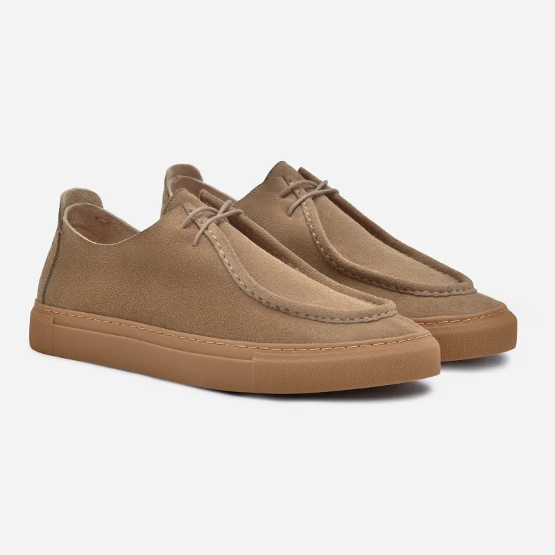 Grayson Moc Toe Sneaker - Suede - Men's sold by Beckett Simonon