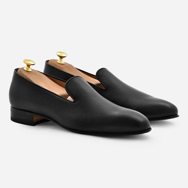 Langford Wholecut Loafers - Pebbled - Men's made by Beckett Simonon