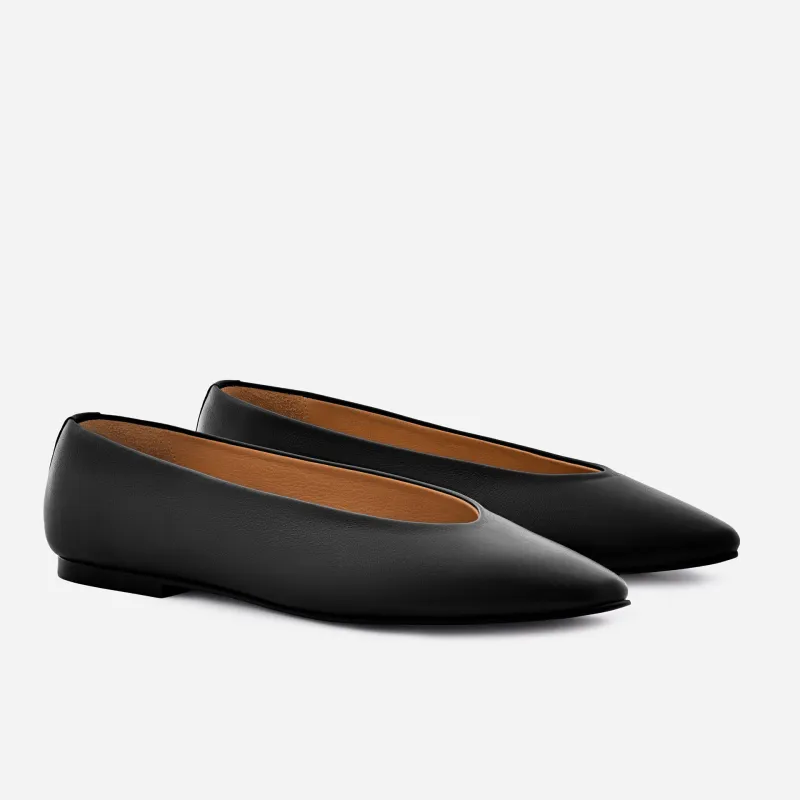 Lena Flats - Full Grain Leather - Women's made by Beckett Simonon