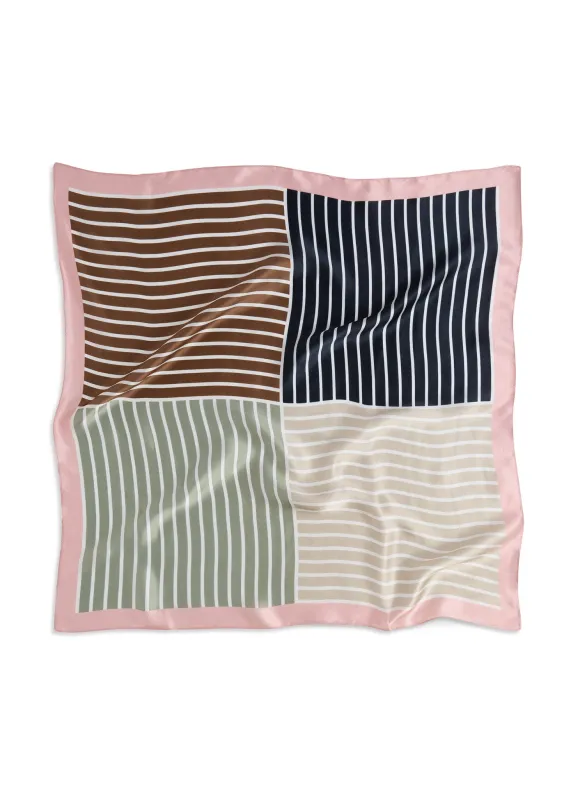 Rainbow Silk Scarf - Lotus made by brgn