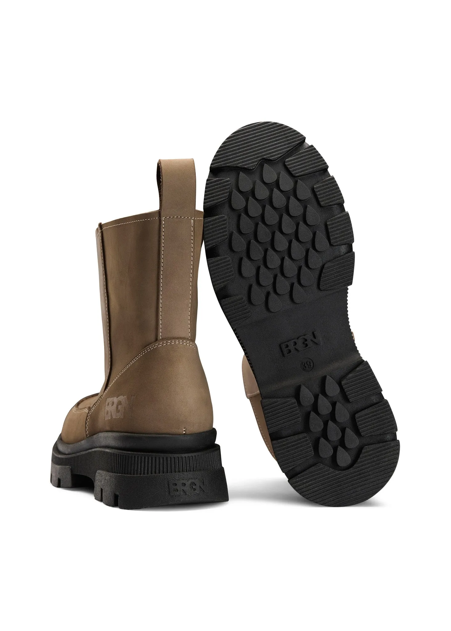 Pile Slip-in Boots - Camel sold by brgn product image thumbnail 3