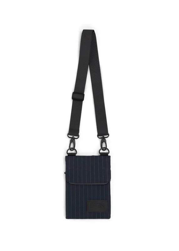 Messenger Purse - Navy Pinstripe sold by brgn