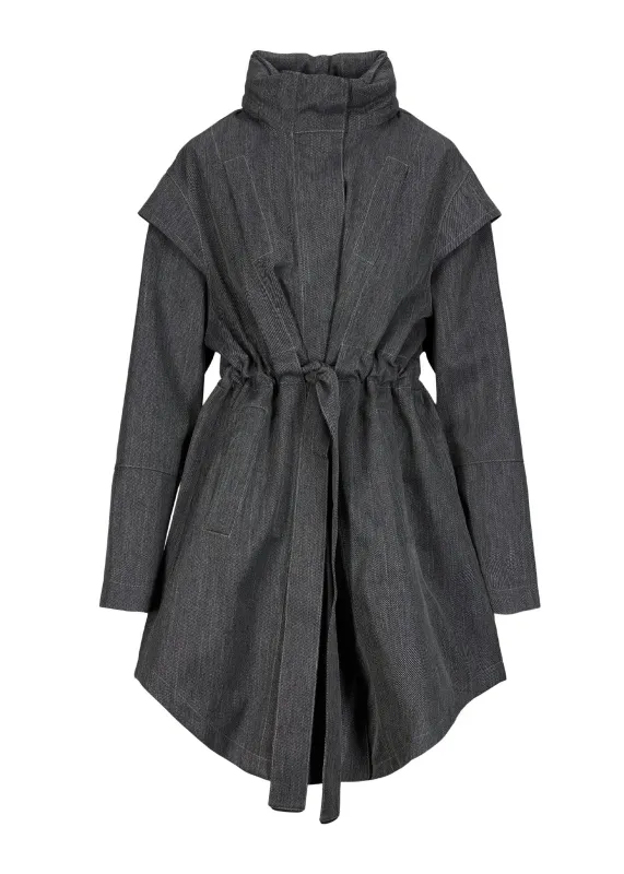 Monsun Coat - Stone Denim sold by brgn