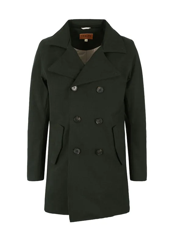 Hagl Coat - Rosin Dark Green sold by brgn