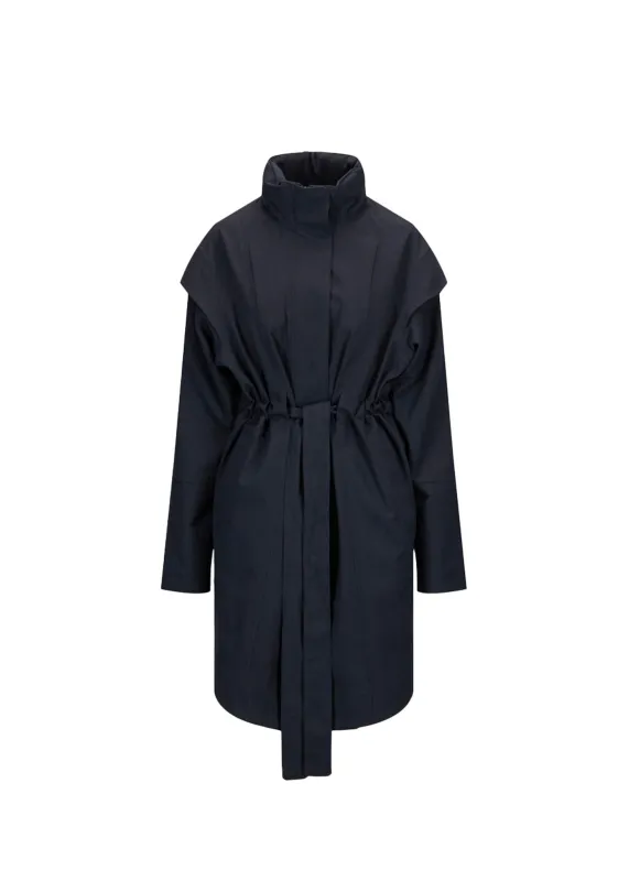 Monsun Coat - Dark Navy sold by brgn