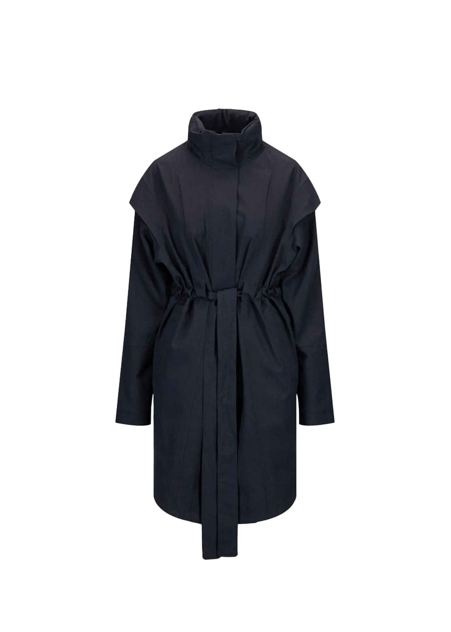 Monsun Coat - Dark Navy sold by brgn