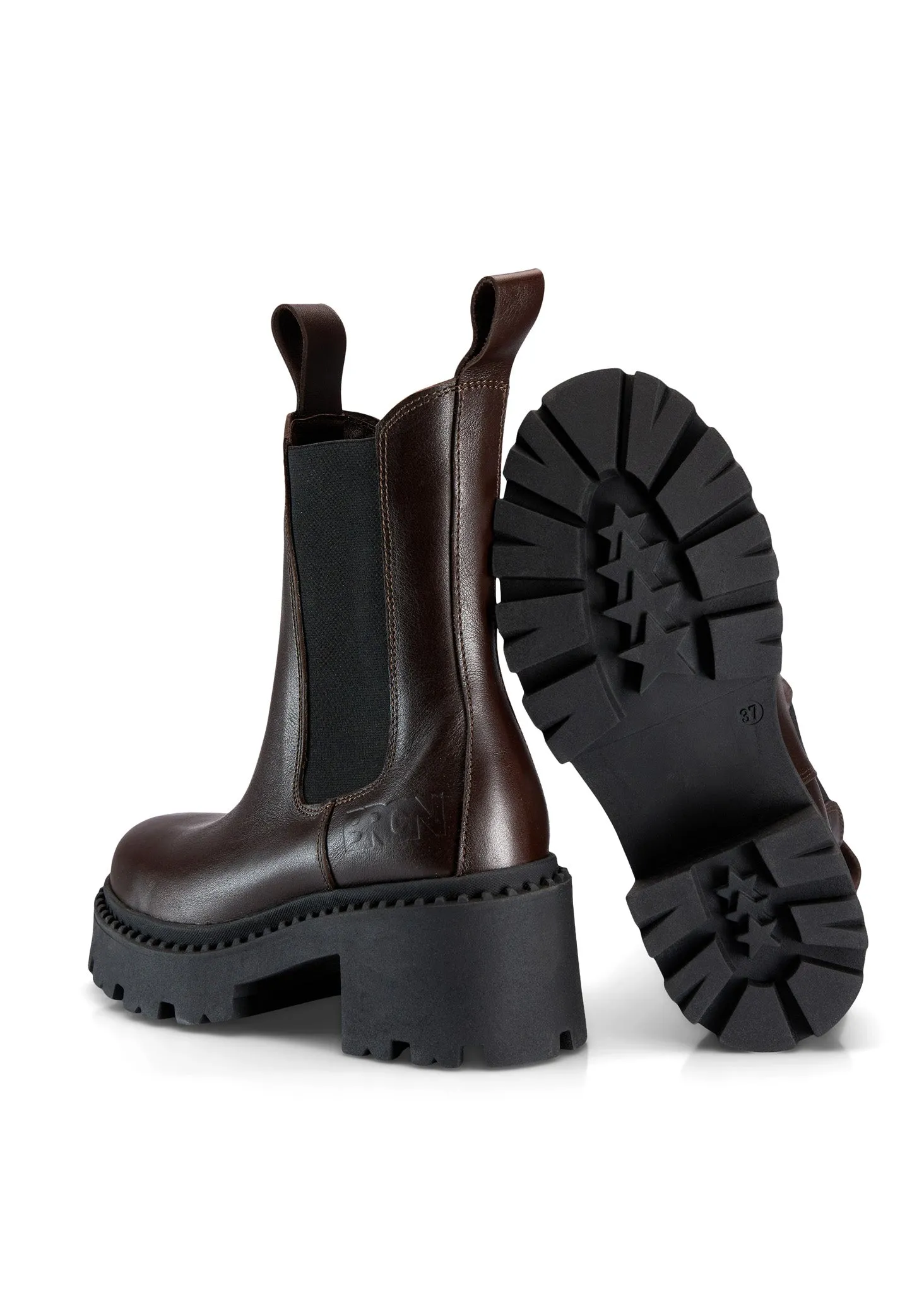 Heel Chelsea Boot - Brown sold by brgn product image thumbnail 3