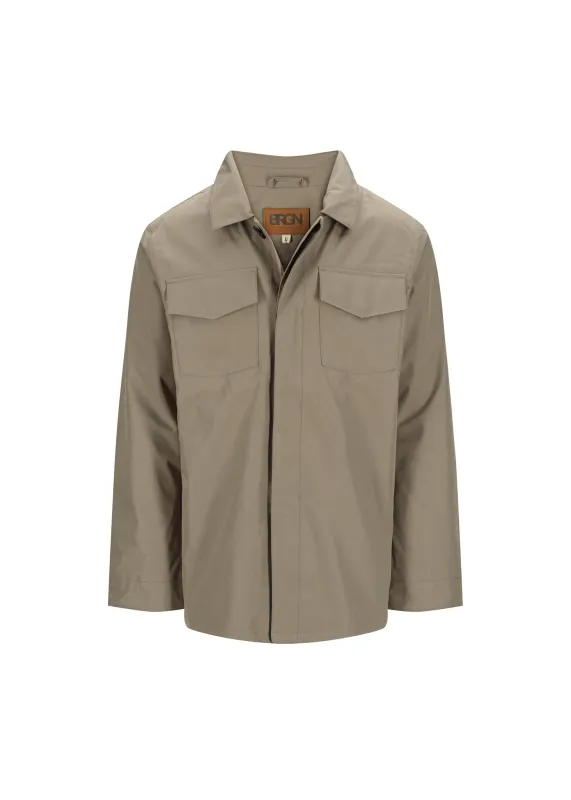 Syklon Overshirt Jacket - Taupe sold by brgn