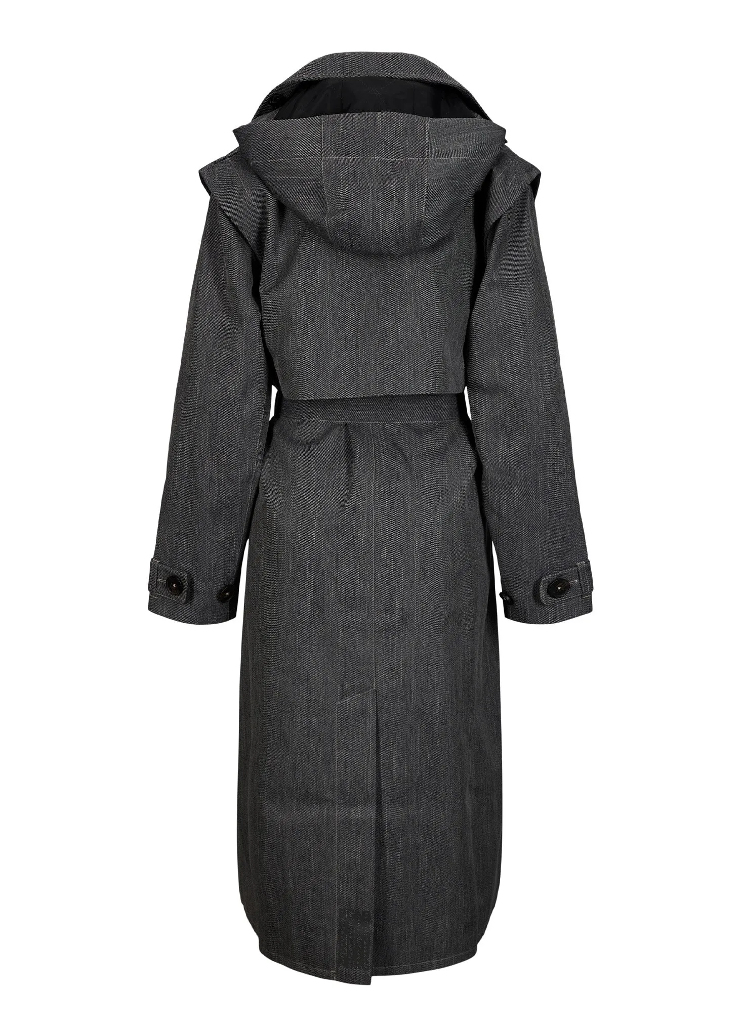 Regndråpe Trench Coat - Stone Denim sold by brgn product image thumbnail 2