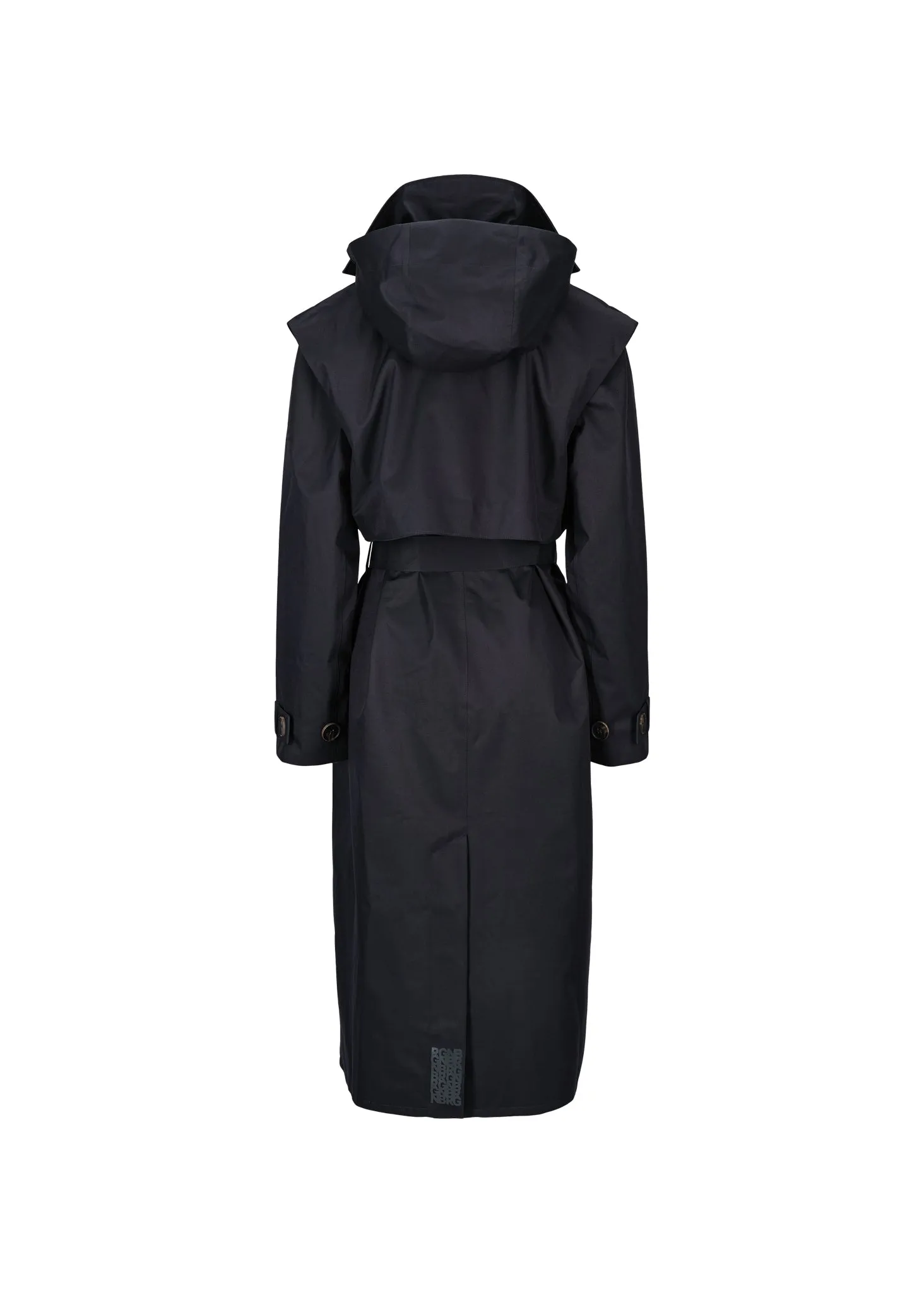 Regndråpe Trench Coat - Dark Navy sold by brgn product image thumbnail 2